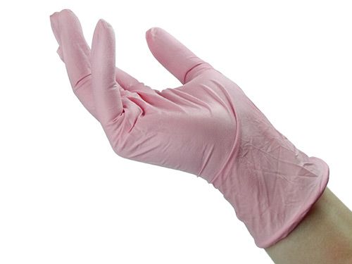 100 Nitril Gloves S pink