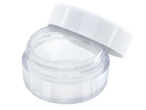 NailArt Jar clear Cap white 5ml