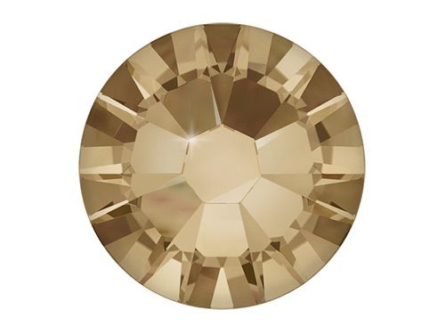 Swarovski® Crystal Xilion Rose crystal golden shadow 1.75mm