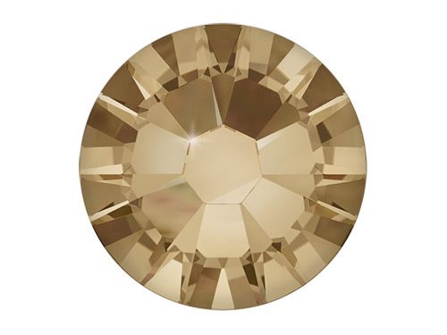 Swarovski® Crystal Xilion Rose crystal golden shadow 2.55mm