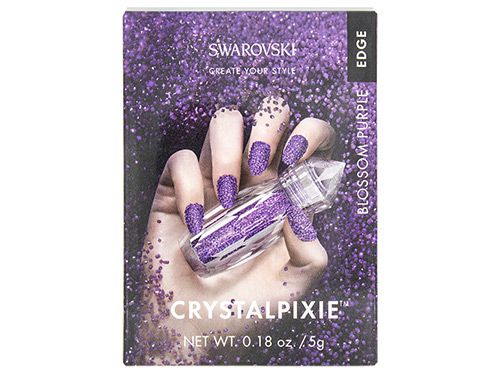 Swarovski® Crystalpixie™ Edge Nail Art Set - Blossom Purple