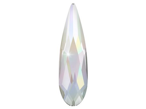 Swarovski® Crystal Raindrop crystal aurore boreale 6.0 x 1.7mm