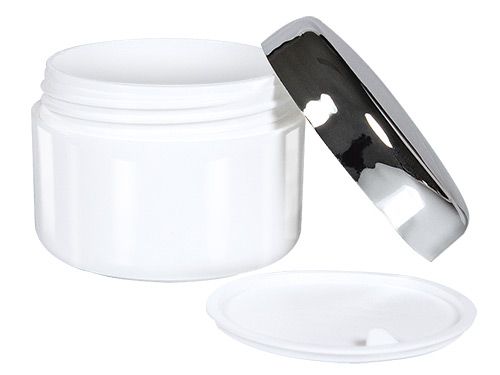Jar white / Cap silver 50ml