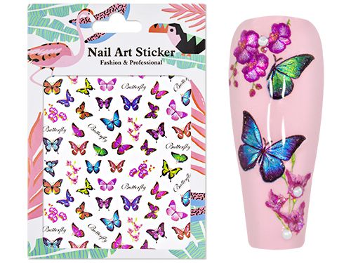NailArt Sticker XL Butterfly B03