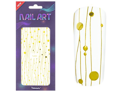 NailArt Sticker XL Gold G05