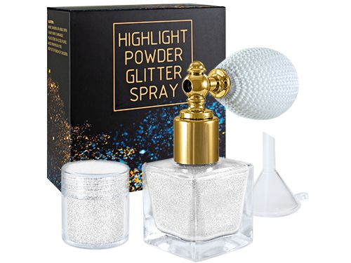 Highlight Powder Glitter Spray white
